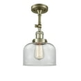thumbnail image 5 of Innovations 1-LT LED Large Bell 8" Semi-Flush Mount - Brushed Brass - 201F-BB-G78-LED, 5 of 5