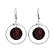 thumbnail image 1 of Crystal universo Star Sky Fantasy Los pendientes cuelgan del aro de la joyería del círculo de la gota Unbranded M, 1 of 3