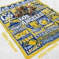 thumbnail image 5 of Football Lovers Gifts, Sports Blankets Gifts for Men, Gift Throw Super Cozy Comfortable Flannel Blanket 50" x 40", 5 of 6