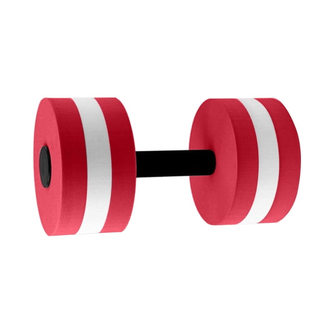Swimming Pool Exercise for Water Workouts Floating Barbell Dumbbells Eva Foam Floating Dumbbells with Circular Buoyancy for Underwater Training in Swimming Accessories