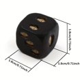 thumbnail image 2 of 5pcs, Black Antique Skull Dice - Perfect for Parties and Gaming, 2 of 4