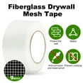 thumbnail image 4 of 7.9 in. x 164 ft. Self-Adhesive Fiberglass Mesh Drywall Joint Tape, 4 of 4