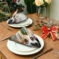 thumbnail image 3 of Qxltty Cute Corgi Napkins 20×20in Perfect for Parties Dinners Weddings Cocktail Housewarming Cloth Napkins Set of 6, 3 of 8