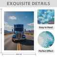 thumbnail image 3 of Diamond Art Kit for Adults, Blue Truck Desert Highway Journey Diamond Painting for Adults Beginners, DIY Diamond Art Painting Kits, 5D Diamond Painting Crafts for Home Decor 12x16 Frameless, 3 of 7
