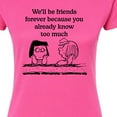 thumbnail image 3 of Peanuts - Friends Forever  - Juniors Fitted Graphic T-Shirt, 3 of 6