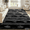 Black & Gray, variant on WLRETMCI 5ft x 8ft Shag Area Rugs for Living Room, Modern Geometric Fluffy Bedroom Carpet, Black & Gray