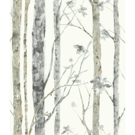 Roommates Birch Trees Peel And Stick Wall Decor Wallpaper