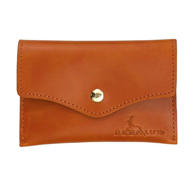 New DEERLUX Tan Leather Phone Clutch Large Leather Wallet QI003308