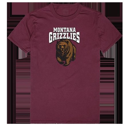 W Republic Products  The Freshman Tee, Montana Grizzlies, Maroon - Medium