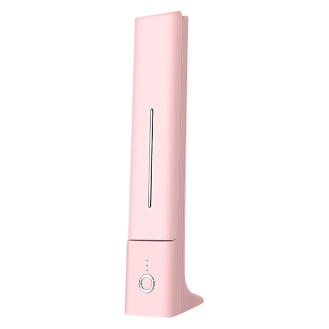 Lámpara de mesa con luz nocturna plegable y táctil para el cuidado de los ojos, portátil y decorativa. Carga rosa