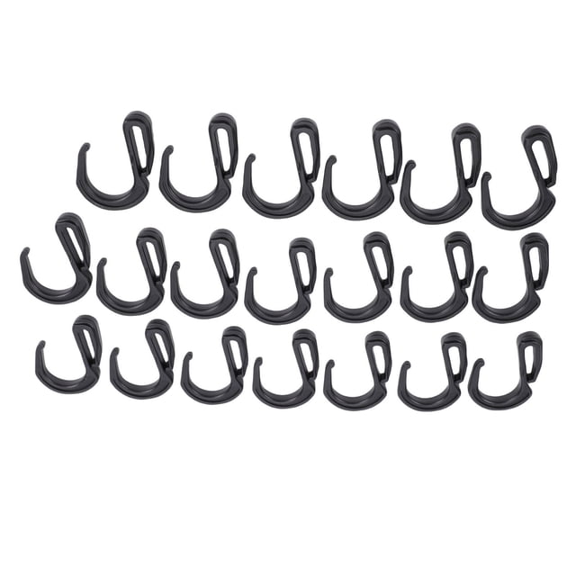 Ganchos Elásticos Para Cuerda Elástica De 20 Piezas, Ganchos En Forma De S De Plástico, Ganchos De Redes De Carga Para Maleta, Techo, Camión, Red De Malla De Carga