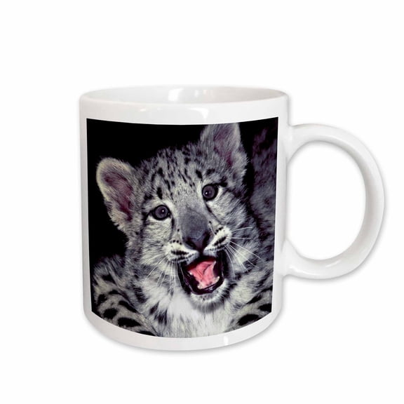 3drose, California, Snow Leopard at Wildlife Waystation - Us05 Bja0191 - Jaynes Gallery, 15oz Mug