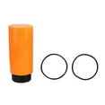 thumbnail image 2 of Tennis Ball Container 14PSI Pressure Maintaining Storage Can Plastic Maintaining Tennis Can; Portable Tennis Repairing Jar, Orange Yellow, 2 of 9