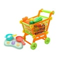 thumbnail image 2 of Juguetes de carrito de compras de KDS, juego de simulacro, juguete de la tienda de comestibles, mini carro de supermercados, vegetales de fruta para, 2 of 9