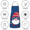 thumbnail image 6 of Yiaed Three Gnome Independence Day Print Kitchen Apron with Hand Wipe Pockets,Big Pocket,Aprons for Women with Pockets, Waterproof for Cooking Baking, 6 of 7