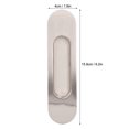 thumbnail image 2 of Finger Flush Pull Set, Rectangular Shaped Finger Flush Pulls for Closet Pocket Sliding Barn Door Handle Set Pull Recessed Handle, 2 of 9