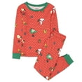 thumbnail image 4 of PEANUTS Toddler Boys Girls Snoopy Family Matching Pajamas Sleepwear 2-Piece Sets for Christmas with Woodstock Charlie Brown Linus (Red Polka Dot, 5T), 4 of 7