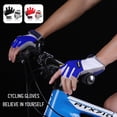 thumbnail image 4 of Gants de Cyclisme Extérieurs Antidérapants absorption des Chocs Demi-Doigts Évacuant l'Humidité Respirants pour Randonnée, 4 of 8