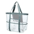 thumbnail image 2 of Sac de Rangement en Filet pour Maillot de Bain, Grand Sac à Main de Voyage Imperméable, Tissu en Nylon Durable, Fermeture Éclair par Résolution, pour Piscine Plage Vacances, Équipement de Natation Portable, Équipement d'Activité Aquatique Sportive, 2 of 9