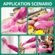 thumbnail image 4 of Guantes desechables de película de plástico suave para revisión veterinario de brazo largo, guantes de inseminación artificial, 4 of 4