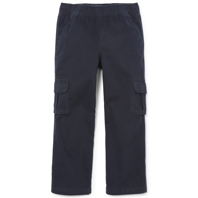The Children's Place Pantalones Cargo para niños, New Navy Single, 20