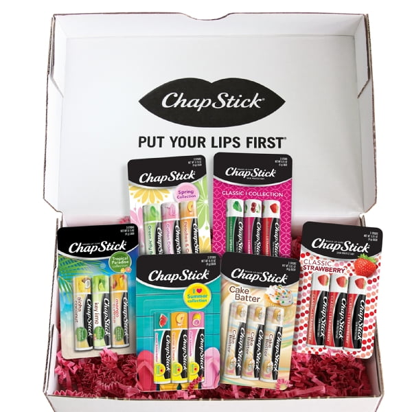 ChapStick Classic Lip Balm Holiday Gift Set, Lip Moisturizer, Lip Care