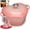 Pink, variant on Overmont Cast Iron Skillet with Lid - 2-in-1- 3.2QT Deep Pot with Frying Pan - Pre-seasoned Cookware Multi Cooker Skillet - Dutch Oven Pot with Recipe for Grill Induction Stovetop Camping(10.5")
