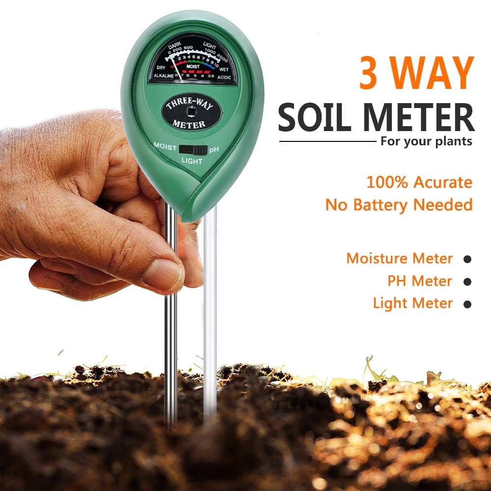 2-5 in 1 hydroponics Analyzer Plant Flowers Soil PH Tester Moisture Light Meter
