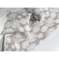 thumbnail image 2 of Abstract Bed Runner Set, Circular Sketchy Bold Dots with Scribbles Geometric Minimal Pattern, Decorative Bedding Scarf & 2 Pillow Shams for Hotels Homes, King, Pale Mauve Taupe White, by Ambesonne, 2 of 3