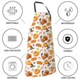 thumbnail image 5 of Kdxio Pumpkins Apron with Pockets Adjustable Kitchen Aprons for Men Women Waterproof Aprons for Cooking,Drawing,Crafting, Baking Household Cleaning, 5 of 5