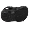 thumbnail image 3 of Crocs Unisex Clásicos Littles Zuecos para Bebé Negro Talla 2, 3 of 8