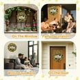 thumbnail image 3 of Simulation Leaf Bee SunflowerWreath Artificial Garland Hanging Pendants Wedding, 3 of 8