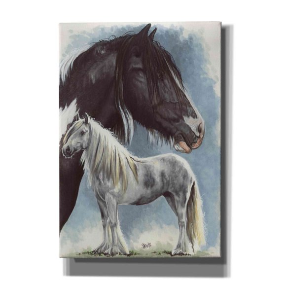 Epic Graffiti 'Gypsy Cob' by Barbara Keith, Canvas Wall Art, 18"x26"