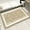 Dark Beige, variant on TECHVIDA Bathroom Rugs,Non-Slip Ultra Soft Bath Mat,Soft Absorbent Bathroom Rug,Machine Washable,(18"x26", Light Gray)