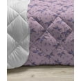 thumbnail image 3 of Rabbit Down Alternative Comforter, Illustration of Repetitive Bunnies of Colorful Floral Head Accessories, Microfiber Quilt for All Season, 5 Sizes, Mauve and Multicolor, by Ambesonne, 3 of 3
