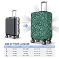 thumbnail image 6 of Fotbe Green Christmas Luggage Cover Protector,Suitcase Protector,Scratch and Dirt Resistant,Fits 18-32 Inch Luggage-Small, 6 of 9