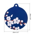 thumbnail image 2 of Uxcell Housse de Protection pour Cuisinière à Induction de 8,6 Pouces, Motif de Fleurs de Prunier, Bleu, 2 of 6