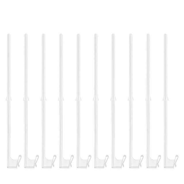 MOVTOTOP 12 Pcs Mâts de Drapeau pour Drapeaux Américains Matériau Léger PP Direction Réglable et Coupe-Vent