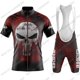 thumbnail image 1 of 2023 Skull Cycling Jersey Set Justiceiro Cycling Clothing Mens Punisher Road Bike Shirt Suit Bicycle Bib Shorts MTB Riding Clothing 15 XXS, 1 of 5