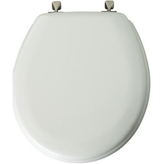 Siège de Toilette Rond en Bois Blanc 44BN 000