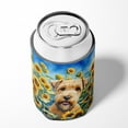 thumbnail image 4 of Wheaten Terrier in Sunflowers Can or Bottle Hugger 3 in x 5 in, 4 of 5