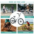 thumbnail image 7 of Aukfa 26" Freestyle BMX Bikes,Kids Mountain Bike for Boys Girls,Shimano 7 Speed,Double Disc Brakes,Black, 7 of 7