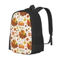 thumbnail image 1 of Fotbe Thanksgiving With Turkey Mochila para Hombre y Mujer - Tela Oxford 600D Resistente - Mochila Impermeable de Gran Capacidad para Escuela, Viajes y Senderismo, 1 of 6