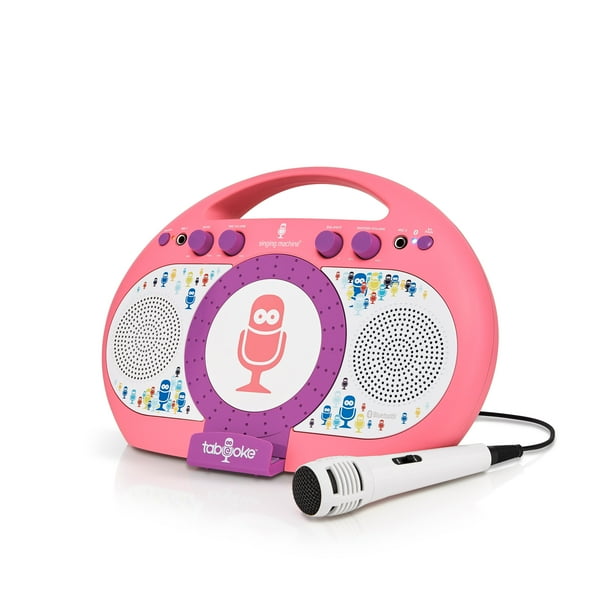 Singing Machine Tabeoke Portable Bluetooth Karaoke System, Compatible
