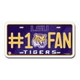 thumbnail image 1 of Plaque d'Immatriculation des Tigres de LSU - 1 Fan, 1 of 1