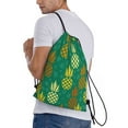 thumbnail image 3 of Easygdp Pineapples1 Drawstring Backpack, Beach Sackpack, Travel Sackpack Lightweight for Sports, Gym, Travel, Swimming - Small, 3 of 9