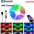 thumbnail image 1 of Tira de luces LED con Bluetooth WS2812B, cinta de diodo Flexible RGBIC, lámpara de neón RGB5050, retroiluminación de TV, decoración luminosa para dormitorio, 1 of 4