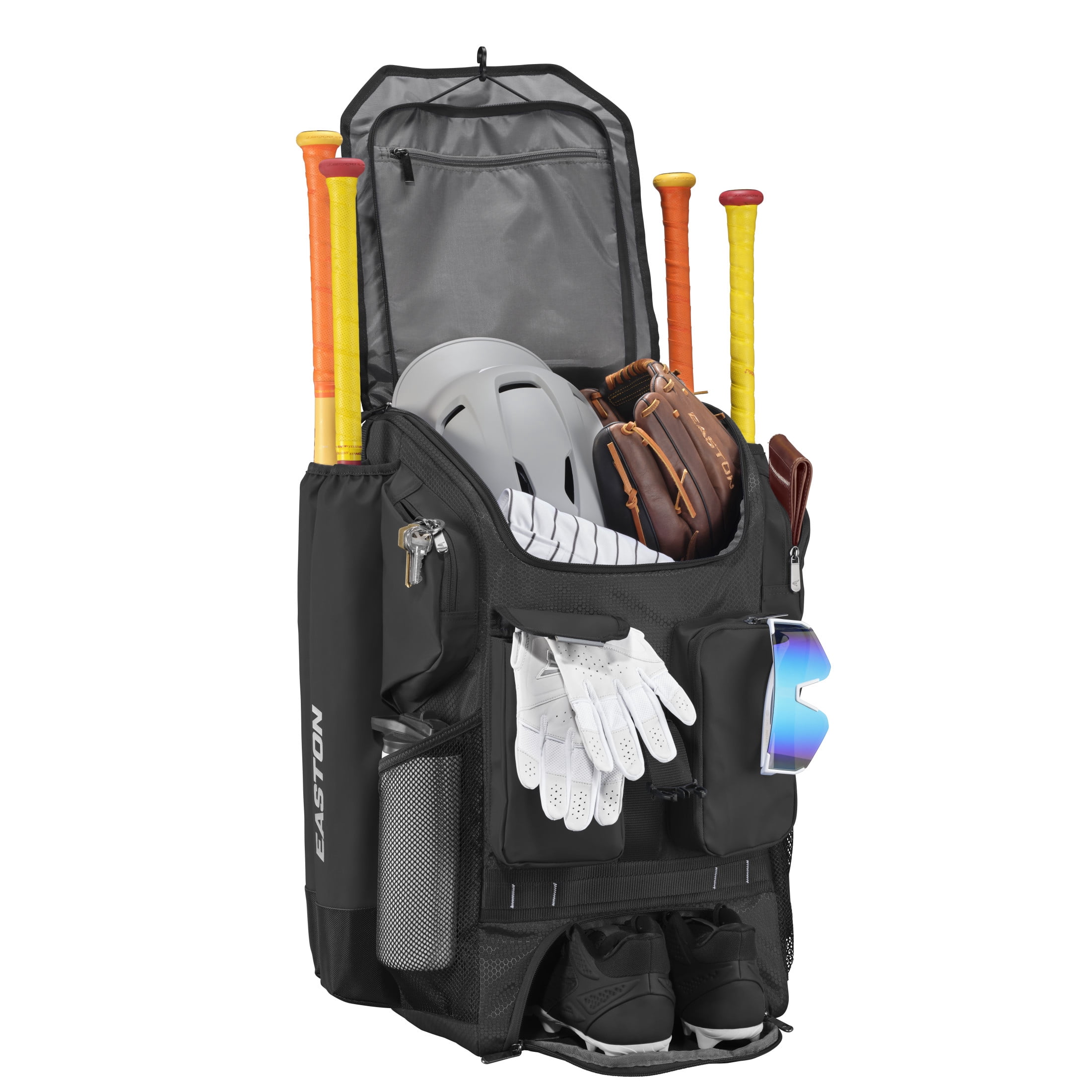 Easton Five Tool Phenom Backpack | Baseball Equipment Bag | Black