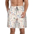 thumbnail image 1 of Fotbe Doodle Wine Trajes de Baño Estampados para Hombre, Shorts de Verano de Secado Rápido, Ropa de Playa, Bañadores-Large, 1 of 6