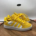thumbnail image 1 of Ad-id-as Tyshawn Low Yellow White Leather Skate Shoes Mens 5 Womens 6 H06338, 1 of 6